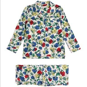 Little yolke Dakota vine silk pajamas